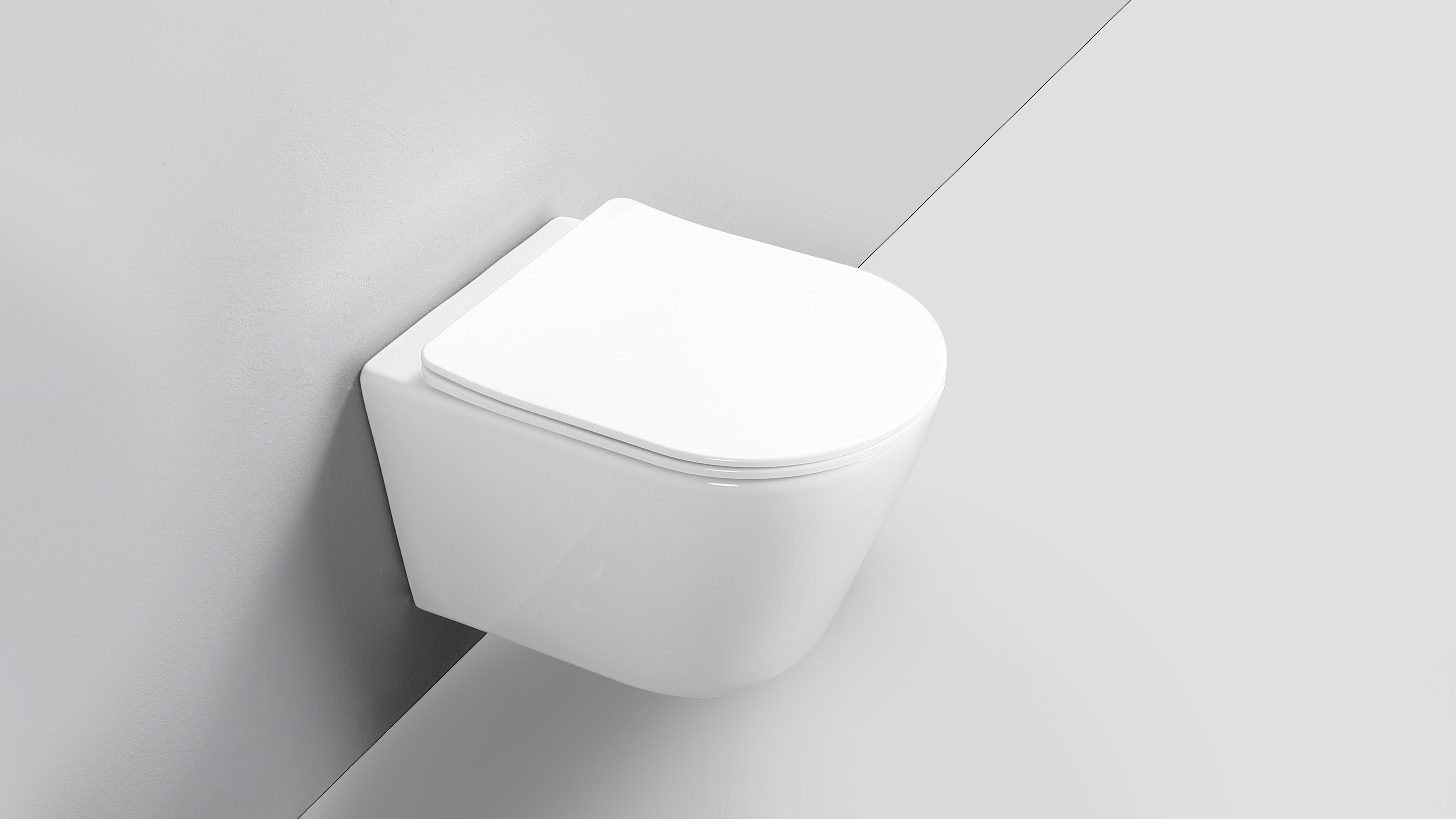 ANTONIO PAN WHITE WALL HUNG PAN & SEAT